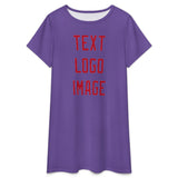 Custom Light Purple Red Nachthemd