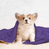Custom Light Purple Red Pet Blanket