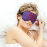 Custom Light Purple Red Sleep Mask