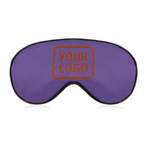 Custom Light Purple Coral Red Sleep Mask