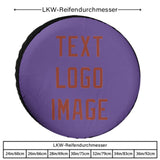 Custom Light Purple Coral Red Truck Tires