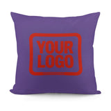 Custom Light Purple Orange Red Pillowcase
