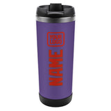 Custom Light Purple Orange Red Stainless Steel Water Cup