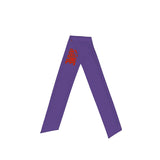 Custom Light Purple Orange Red Headband