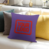 Custom Light Purple Orange Red Pillowcase