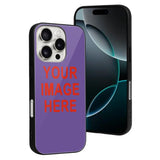 Custom Light Purple Orange Red Phone Case