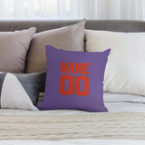 Custom Light Purple Orange Red Pillowcase
