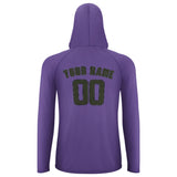 Custom Light Purple Olive UV-Hoodie