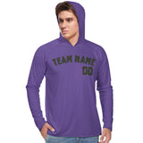 Custom Light Purple Olive UV-Hoodie