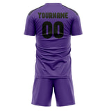 Custom Light Purple Olive Soccer Jersey