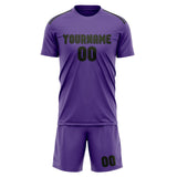 Custom Light Purple Olive Soccer Jersey