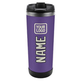 Custom Light Purple Cream Stainless Steel Water Cup