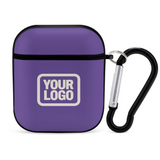 Custom Light Purple Cream AirPods Case