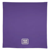 Custom Light Purple Black Square Table Cloth