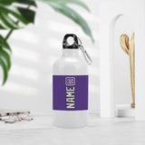 Custom Light Purple Cream Sports Bottle