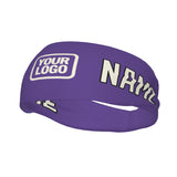 Custom Light Purple Cream Sports headband