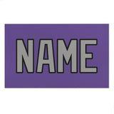 Custom Light Purple Gray Beach Towel