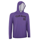 Custom Light Purple Purple UV-Hoodie