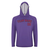 Custom Light Purple Pink UV-Hoodie