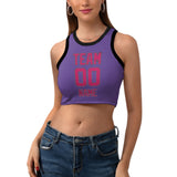 Custom Light Purple Pink Sleeveless Tank Top