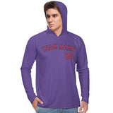Custom Light Purple Pink UV-Hoodie
