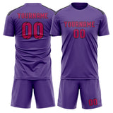 Custom Light Purple Pink Soccer Jersey