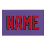 Custom Light Purple Red Beach Towel