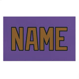 Custom Light Purple Khaki Beach Towel