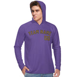 Custom Light Purple Khaki UV-Hoodie