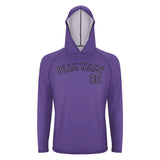 Custom Light Purple Light Purple UV-Hoodie