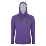 Custom Light Purple Light Khaki UV-Hoodie