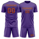 Custom Light Purple Copper Rose Soccer Jersey