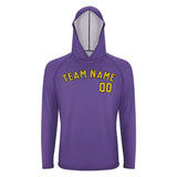 Custom Light Purple Gold UV-Hoodie