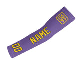 Custom Light Purple Gold Arm Sleeve