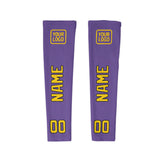 Custom Light Purple Gold Arm Sleeve