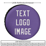 Custom Light Purple White Truck Tires