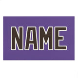 Custom Light Purple Brown Beach Towel