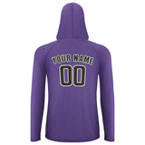 Custom Light Purple Olive UV-Hoodie