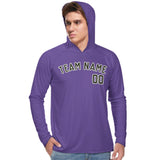 Custom Light Purple Olive UV-Hoodie