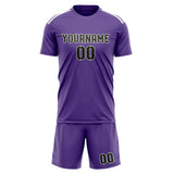 Custom Light Purple Olive Soccer Jersey