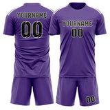 Custom Light Purple Olive Soccer Jersey