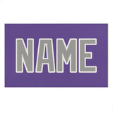 Custom Light Purple Gray Beach Towel