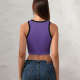 Custom Light Purple Sky Blue Sleeveless Tank Top