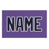 Custom Light Purple Navy Beach Towel