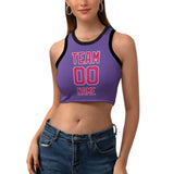 Custom Light Purple Pink Sleeveless Tank Top