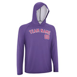 Custom Light Purple Pink UV-Hoodie