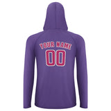 Custom Light Purple Pink UV-Hoodie