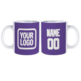 Custom Light Purple White Mug