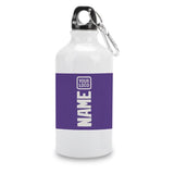 Custom Light Purple White Sports Bottle