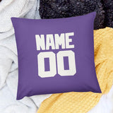 Custom Light Purple White Pillowcase